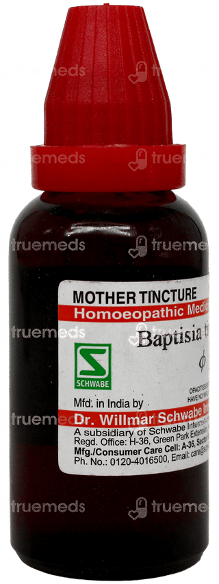 Dr Willmar Schwabe Baptisia Tinctoria Q Mother Tincture 30Ml